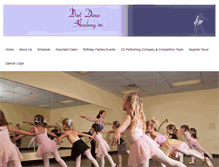 Tablet Screenshot of duetdanceacademy.com